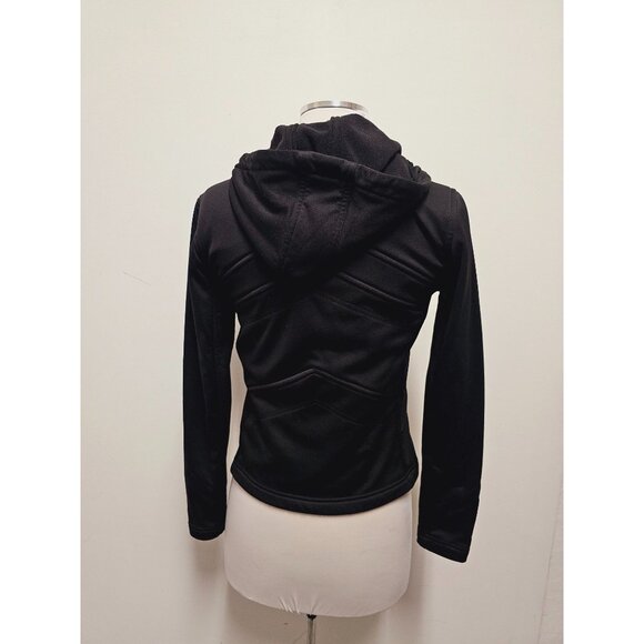 Burton Jacket Womens Black Small Soft Shell Hooded Zip Up - Picture 7 of 7